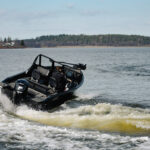 G5 i skärgården med vågor XL Marin återförsäljare i Stockholm